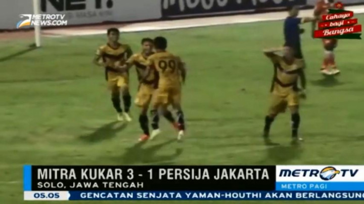 Persija Dibekuk Mitra Kukar 1-3