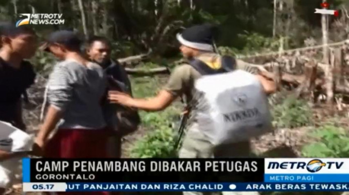 Tim Gabungan Gerebek Penambangan Emas Liar