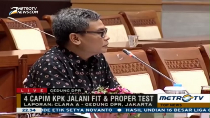 Jalani Fit & Proper Test, Johan Budi Tolak Revisi UU KPK 
