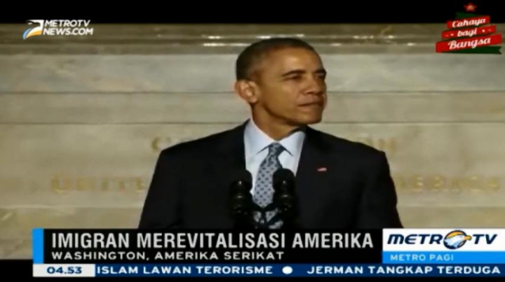 Obama Sebut Imigran Merevitalisasi dan Memperbaharui Amerika