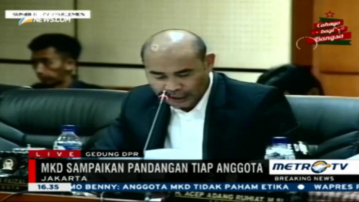 Anggota MKD Victor Laiskodat Jatuhi Setnov Sanksi Sedang