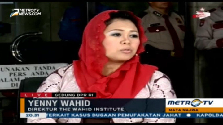 Yenny Wahid: Seharusnya Setnov Mundur Dari Dulu