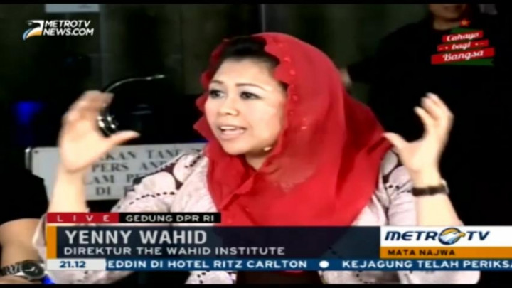 Yenny Wahid: Akan Lebih Arif Jika Setnov Minta Maaf ke Publik