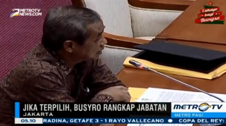 Klarifikasi Fit and Proper Test Tahun Lalu, Busyro Hadir di DPR