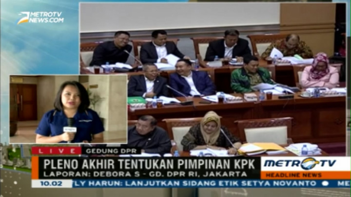 Komisi III Gelar Rapat Pleno Tentukan Pimpinan KPK Hari Ini