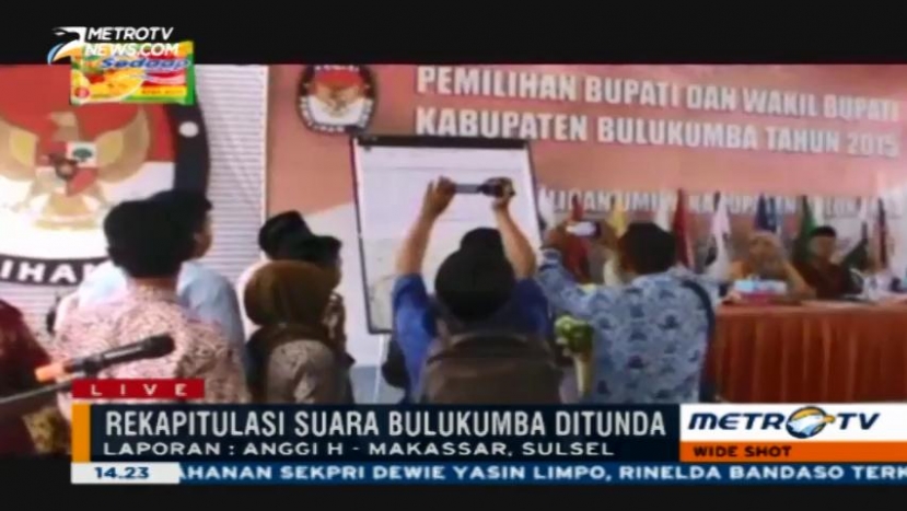 Rekapitulasi Pilkada Bulukumba Berlangsung Alot