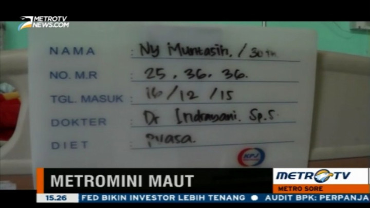 Kondisi Muntasih, Korban Metromini Maut Mulai Membaik
