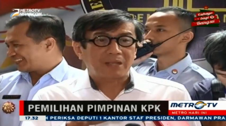 Menkumham Dorong DPR Segera Putuskan Pimpinan KPK Baru