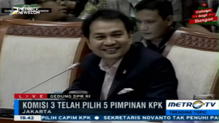 5 Pimpinan KPK Telah Terpilih