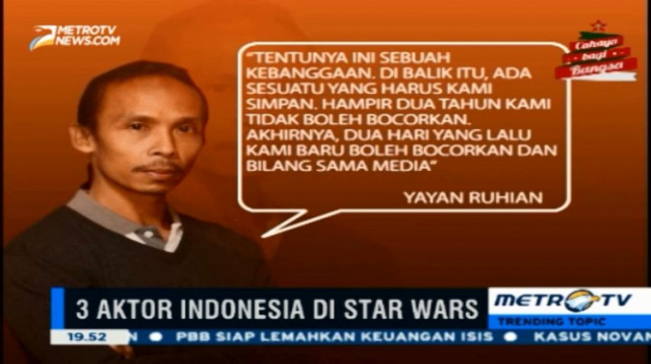 Iko Uwais Cs Tutup Mulut Soal Star Wars Selama 2 Tahun 