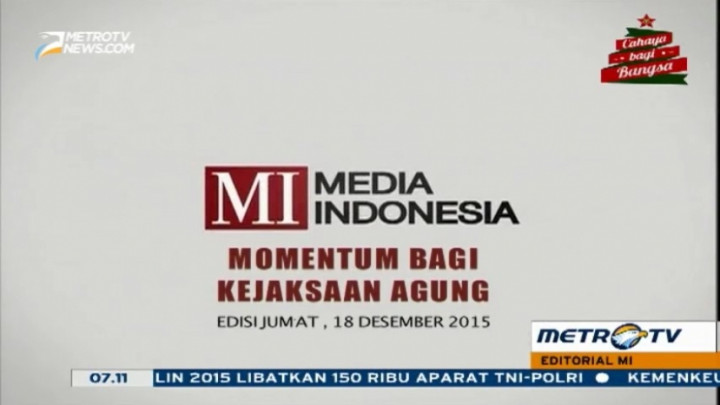 Momentum bagi Kejaksaan Agung