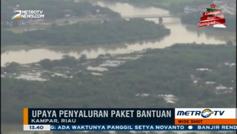 BNPB Kesulitan Salurkan Bantuan Korban Banjir di Kampar