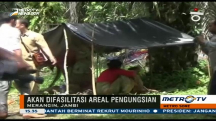 Pascabentrok, Suku Anak Dalam di Jambi Dievakuasi