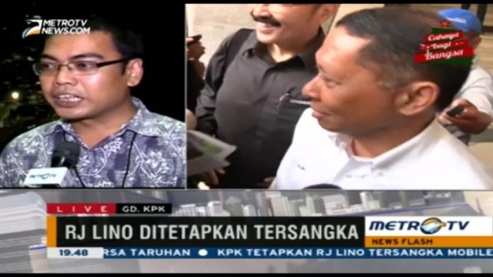 KPK Tetapkan RJ Lino sebagai Tersangka