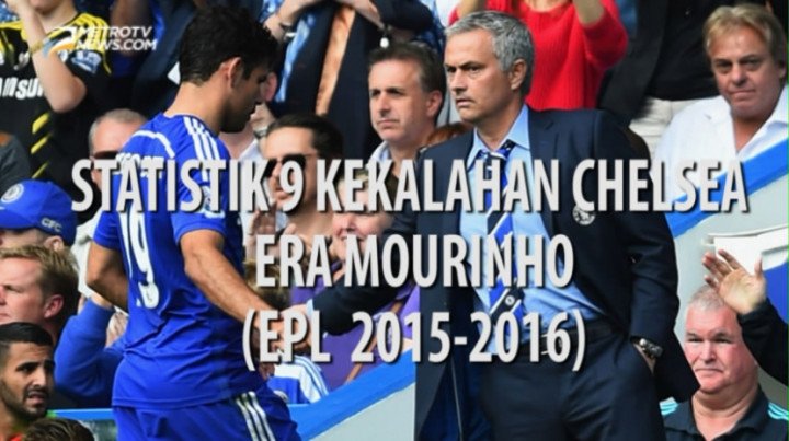 Statistik 9 Kekalahan Chelsea Era Mou