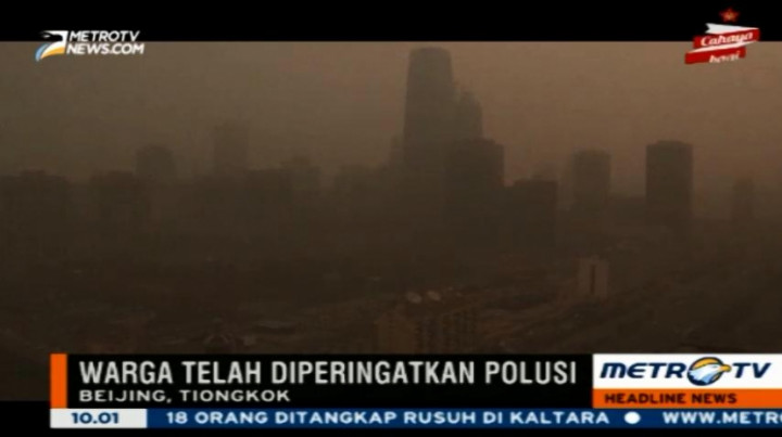 Polusi di Kota Beijing Memprihatinkan