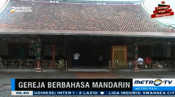 Gereja Santa De Fatima Gunakan Bahasa Mandarin dalam Misa