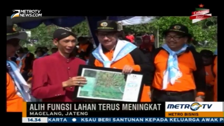 Menteri ATR Lantik Petugas Ukur Tanah di Magelang