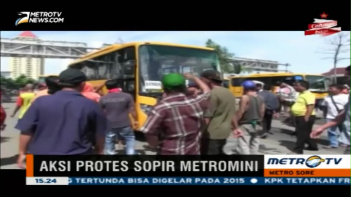 Kesal, Sopir Metromini Boikot Bus Sekolah Pengganti