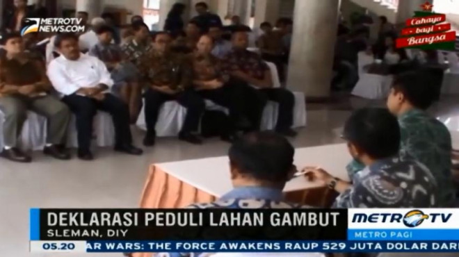 Deklarasi Peduli Lahan Gambut Digelar di UGM