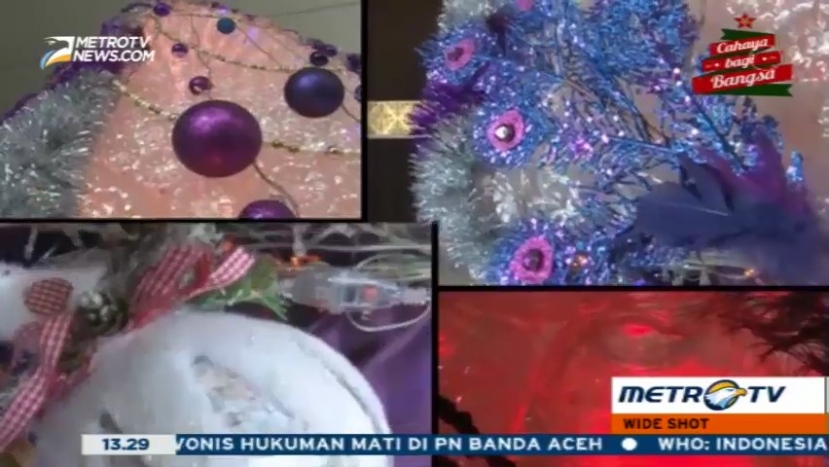 Pohon Natal Setinggi 6,5 Meter Dibuat dari Ribuan Botol Bekas