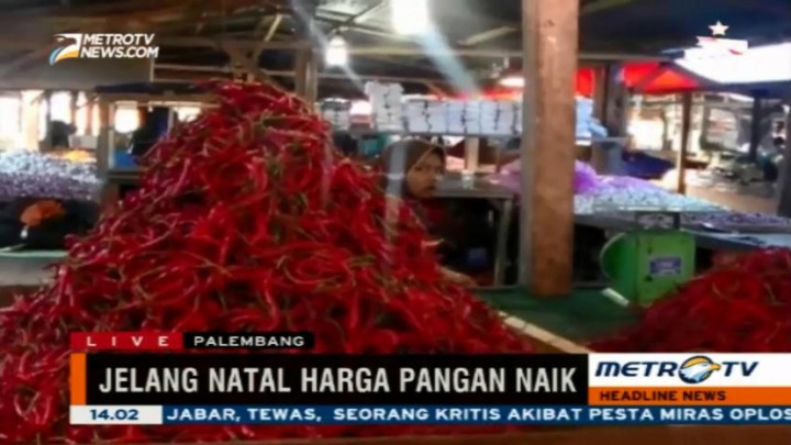Jelang Natal, Harga Cabai di Provinsi Jambi Meningkat