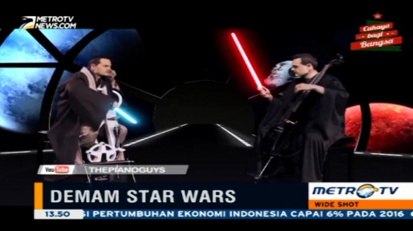 Menonton Keseruan Cello Wars, Duel Cello ala Film Star Wars 