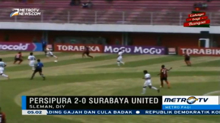 Persipura Jayapura Gilas Surabaya United 2-0
