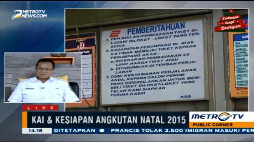 Libur Akhir Tahun, PT KAI Siapkan 10 Kereta Tambahan 