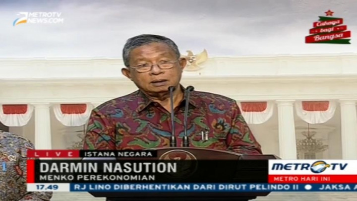 Menko Darmin: Anggaran Belanja Barang dan Modal Dimulai Januari 2016
