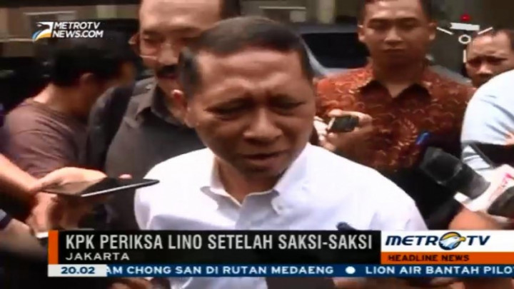 KPK Periksa RJ Lino Setelah Saksi-saksi