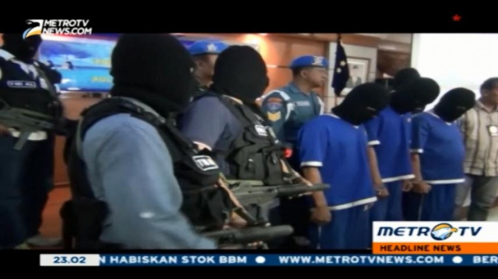 Tiga Orang Perampok Kapal Singapura Akhirnya Ditangkap