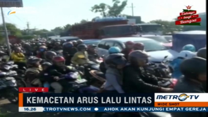 Ribuan Kendaraan Padati Jalur Tengah Jatim