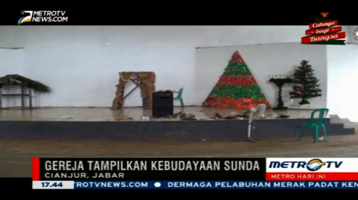 Perayaan Natal di Cianjur Tampilkan Kebudayaan Sunda 