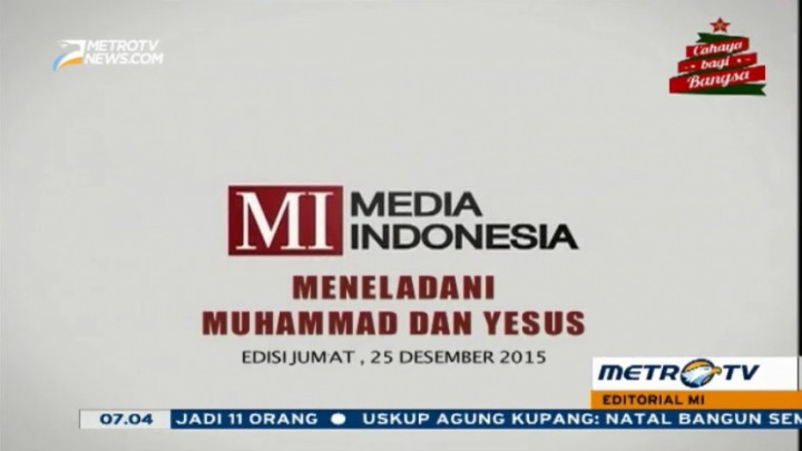 Meneladani Muhammad dan Yesus