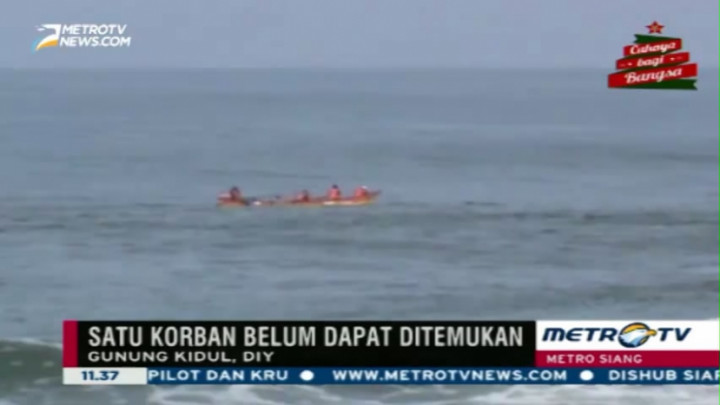 Satu dari Dua Korban Terseret Ombak di Gunungkidul Ditemukan