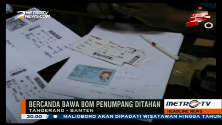 Bercanda Bawa Bom, Penumpang Lion Air Ditahan
