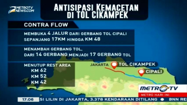 Ini Rekayasa Lalin Saat Arus Balik Libur Natal