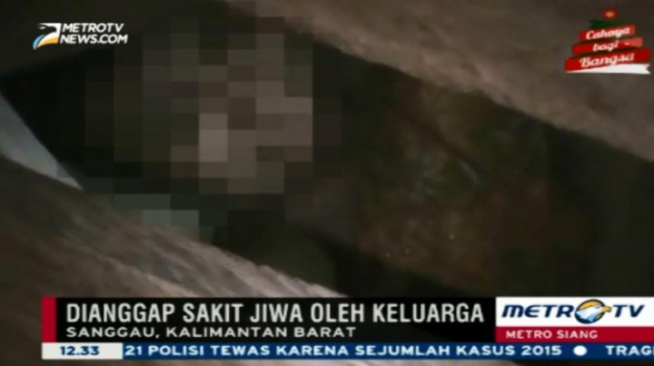 Seorang Perempuan Dikurung Orang Tuanya Selama 4 Tahun