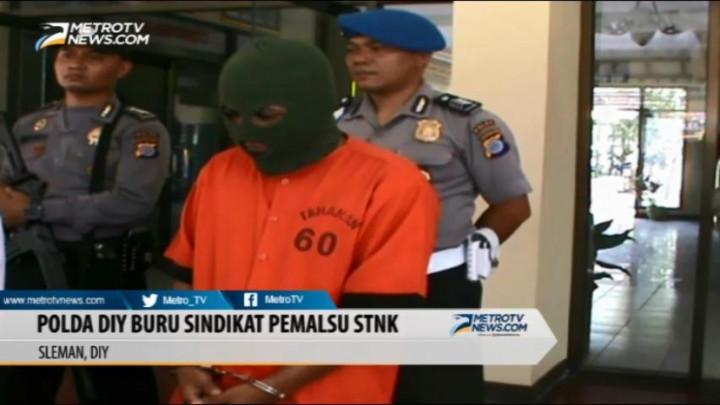 Polda DIY Buru Sindikat Pemalsu STNK