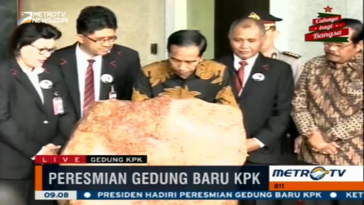 Presiden Jokowi Resmikan Gedung Baru KPK