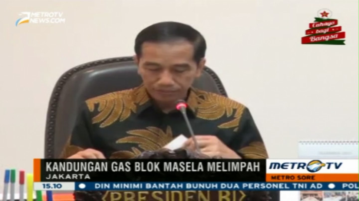 Jokowi Pimpin Ratas Proyek Blok Masela