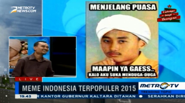 Dion Cecep Terharu Meme Sudah Kuduga Jadi Terpopuler 2015