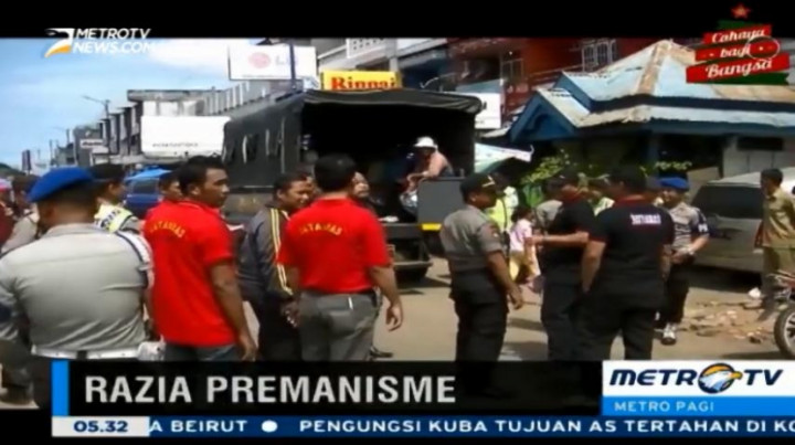 Polda Bengkulu Jaring Puluhan Preman dan Juru Parkir Liar