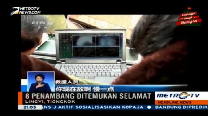 Sempat Terkubur, Delapan Penambang Ditemukan Selamat