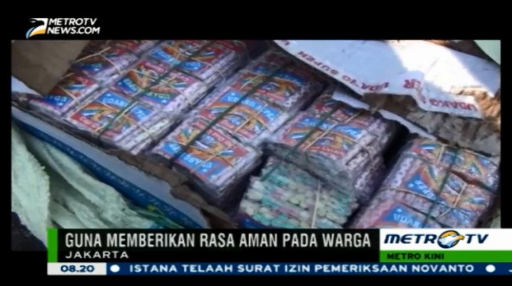 Polda Metro Jaya Musnahkan Ribuan Petasan
