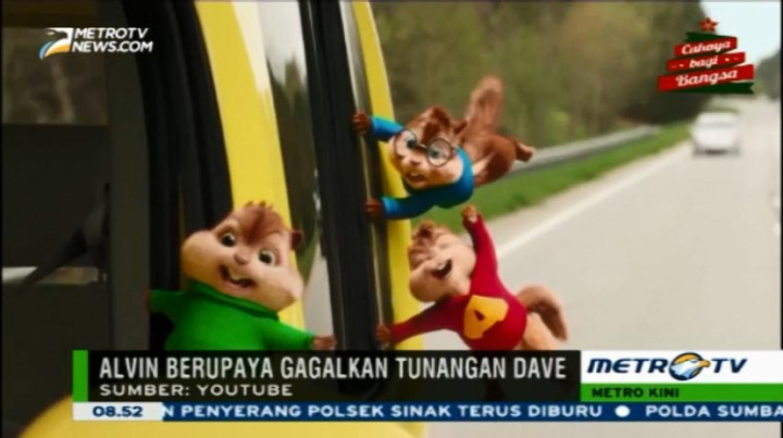 'Alvin and the Chipmunks: The Road Chip' Ramaikan Liburan Akhir Tahun