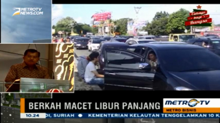 JK: Kemacetan Indikator Pertumbuhan Ekonomi Nasional