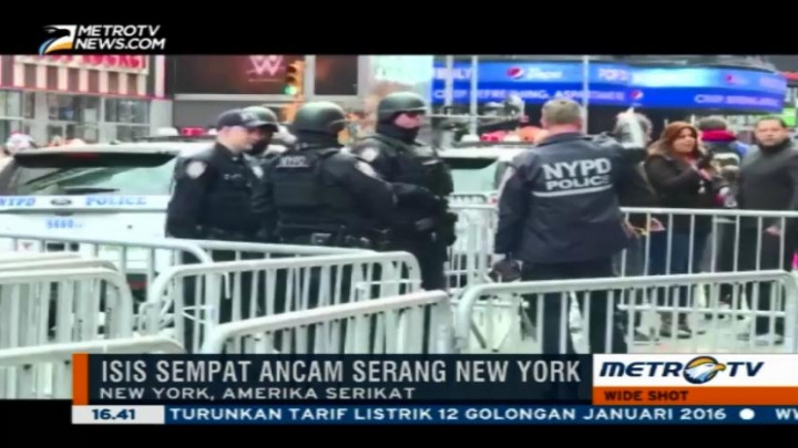 Jelang Tahun Baru, Pengamanan Kota New York Diperketat