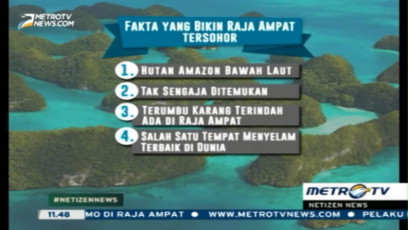 Wow, Raja Ampat Jadi Salah Satu Tempat Menyelam Terbaik di Dunia 